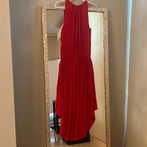 Ramy Brook red silk dress